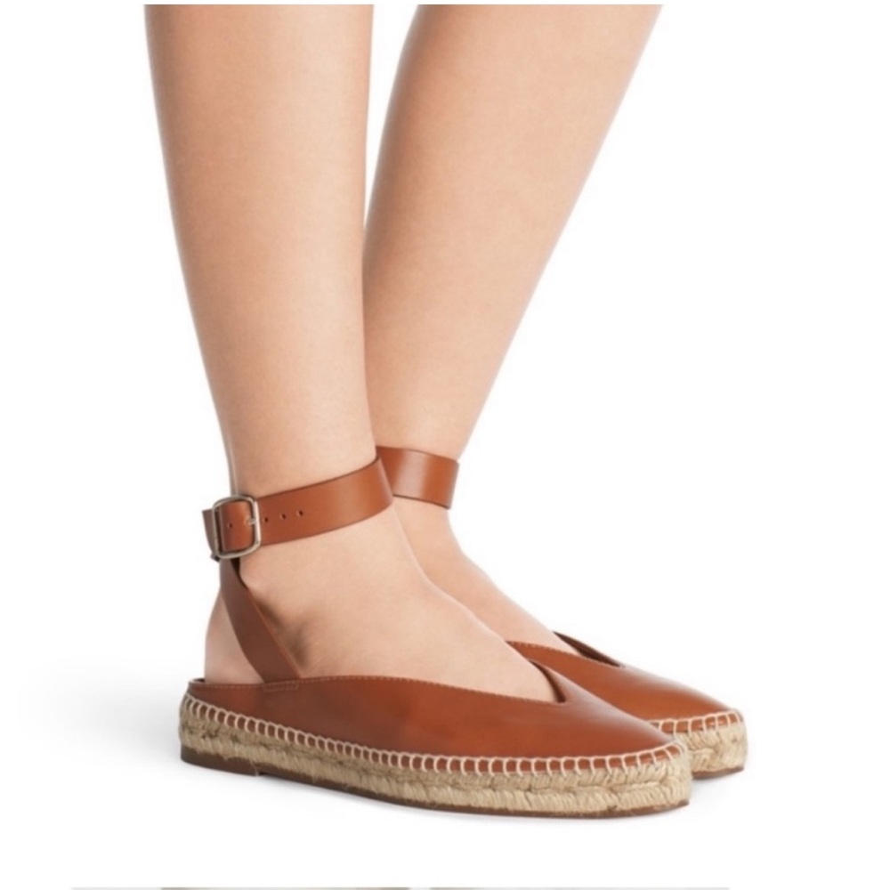 Stuart Weitzman toga ankle wrap espadrilles